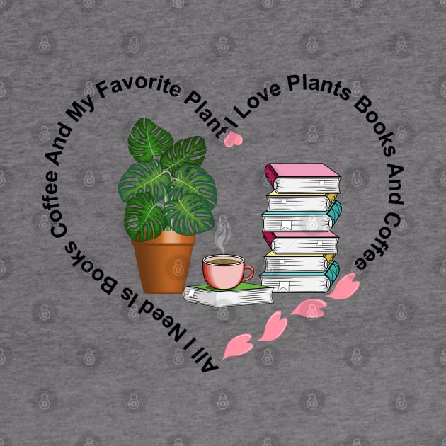 Coffee Books And Plant by Designoholic